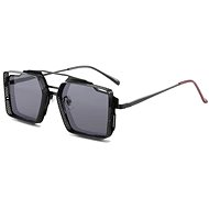 VeyRey Men's steampunk sunglasses, Sosrael, black, uni - Glasses