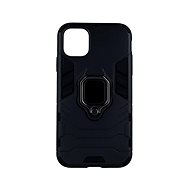 TopQ Cover iPhone 11 durable black with ring 53685 - Phone Cover
