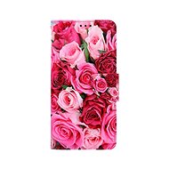 TopQ Case Xiaomi Redmi Note 9 Book Pink Roses 60109 - Phone Case