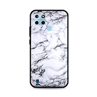 TopQ Cover LUXURY Realme C25Y solid Marble White 69972 - Phone Cover