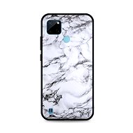 TopQ Cover LUXURY Realme C21Y solid Marble White 69743 - Phone Cover