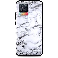 TopQ Cover LUXURY Realme 8 solid Marble White 61429 - Phone Cover