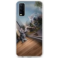 TopQ Cover Vivo Y20s silicone Reflection of a tiger 70161 - Phone Cover