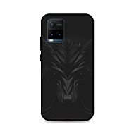 TopQ Cover LUXURY Vivo Y21s solid Black wolf 69247 - Phone Cover