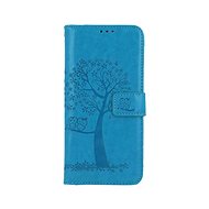 TopQ Case Realme 8 book Turquoise tree owls 70817 - Phone Case