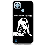 TopQ Cover Realme C25Y silicone Don't Touch Gun 70617 - Phone Cover