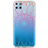 TopQ Cover Realme C25Y silicone Rainbow Mandala 70580 - Phone Cover