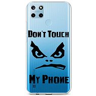 TopQ Cover Realme C25Y silicone Don´t Touch transparent 70506 - Phone Cover