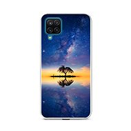 TopQ Cover Samsung A12 silicone Night sky 58633 - Phone Cover