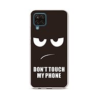 TopQ Cover Samsung A12 silicone Don´t Touch 55820 - Phone Cover