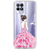 TopQ Cover Realme 8i silicone Pink Princess 69865 - Phone Cover
