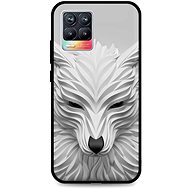 TopQ Cover LUXURY Realme 8 solid White wolf 61437 - Phone Cover