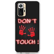 TopQ Cover Xiaomi Redmi Note 10 Pro silicone Don't Touch Red 58108 - Phone Cover