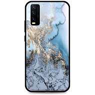 TopQ Cover LUXURY Vivo Y20s solid Marble Blue 70924 - Phone Cover
