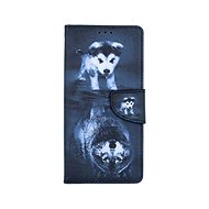 TopQ Case Xiaomi Redmi Note 8T book Reflection of the wolf 54705 - Phone Case