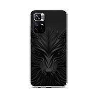 TopQ Cover Xiaomi Poco M4 Pro 5G silicone Black Wolf 71229 - Phone Cover
