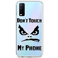 TopQ Cover Vivo Y20s silicone Don't Touch transparent 67005 - Phone Cover