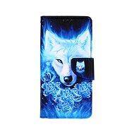 TopQ Case Realme C21Y book case Turquoise wolf 70126 - Phone Case