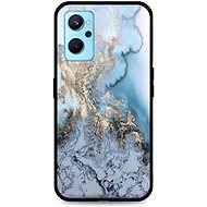 TopQ Cover LUXURY Realme 9i solid Marble Blue 71088 - Phone Cover