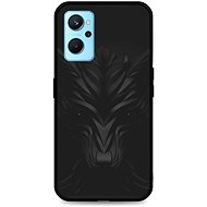 TopQ Cover LUXURY Realme 9i solid Black wolf 71075 - Phone Cover