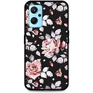 TopQ Cover LUXURY Realme 9i solid Black Roses 71060 - Phone Cover