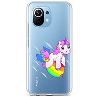 TopQ Cover Xiaomi Mi 11 Lite silicone Flying Unicorn 71582 - Phone Cover