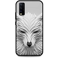 TopQ Cover LUXURY Vivo Y20s solid White wolf 70853 - Phone Cover