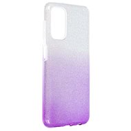 Forcell Cover Samsung A13 glitter silver-purple 71707 - Phone Cover