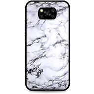 TopQ Cover LUXURY Xiaomi Poco X3 solid Marble White 60733 - Phone Cover