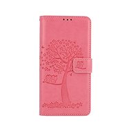 TopQ Xiaomi Redmi Note 11 Pro+ 5G book case Pink Owl Tree 71711 - Phone Case