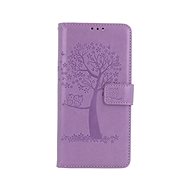 TopQ Case Xiaomi Redmi Note 11 Pro+ 5G book Light purple tree owls 71708 - Phone Case