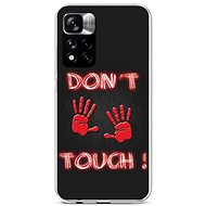 TopQ Cover Xiaomi Redmi Note 11 Pro+ 5G silicone Don't Touch Red 72498 - Phone Cover