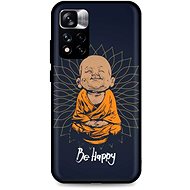 TopQ Cover Xiaomi Redmi Note 11 Pro+ 5G silicone Be Happy 72561 - Phone Cover