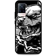 TopQ Cover Vivo V21 5G silicone Agressive Pitbull 72883 - Phone Cover