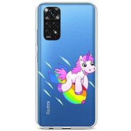 TopQ Cover Xiaomi Redmi Note 11 silicone Flying Unicorn 71908 - Phone Cover