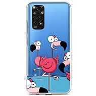 TopQ Cover Xiaomi Redmi Note 11 silicone Cartoon Flamingos 71907 - Phone Cover