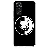 TopQ Cover Xiaomi Redmi Note 11 silicone Black and white pitbull 71839 - Phone Cover