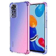 TopQ Cover Xiaomi Redmi Note 11 silicone Shock rainbow blue-pink 71802 - Phone Cover