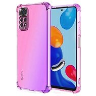 TopQ Cover Xiaomi Redmi Note 11 silicone Shock rainbow pink-purple 71795 - Phone Cover