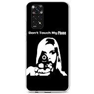 TopQ Cover Xiaomi Redmi Note 11 silicone Don't Touch Gun 71865 - Phone Cover