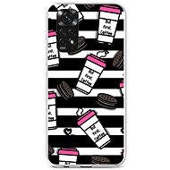 TopQ Cover Xiaomi Redmi Note 11 silicone Cups 71861 - Phone Cover
