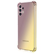TopQ Cover Samsung A13 silicone Shock rainbow purple-yellow 72157 - Phone Cover