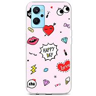 TopQ Cover Realme 9i silicone Happy Day 73064 - Phone Cover