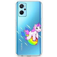TopQ Cover Realme 9i silicone Flying Unicorn 73045 - Phone Cover
