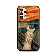 TopQ Cover Samsung A13 silicone Scared Cat 72210 - Phone Cover