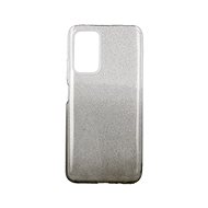 TopQ Cover Xiaomi Redmi Note 11 glitter silver-black 68713 - Phone Cover