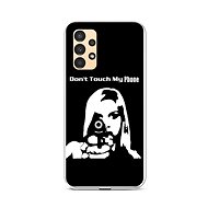 TopQ Cover Samsung A13 silicone Don't Touch Gun 72058 - Phone Cover