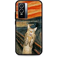 TopQ Cover Vivo Y76 5G silicone Scared Cat 72600 - Phone Cover