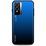 TopQ Cover LUXURY Vivo Y76 5G solid rainbow blue 72288 - Phone Cover