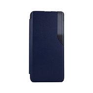 TopQ Case Samsung S21 FE Smart View book blue 70371 - Phone Case